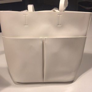 Neiman Macus white bag